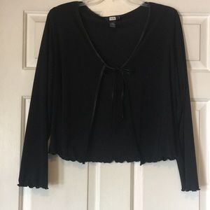 Black Poly/Spandex/Lace Cover